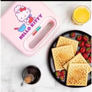 Uncanny Brands Hello Kitty Double-Square Waffle Maker New Open Box